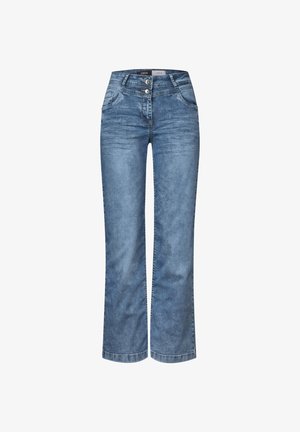 WIDE LEG - Flared-farkut - blau