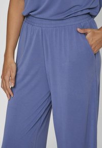 VILA HIGH WAIST - Püksid - bijou blue
