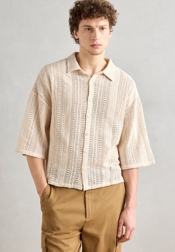 DAPO SHIRT REPEAT - Hemd - cream