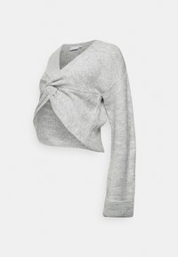 MAMALICIOUS MLSVALA CROP - Jumper - light grey