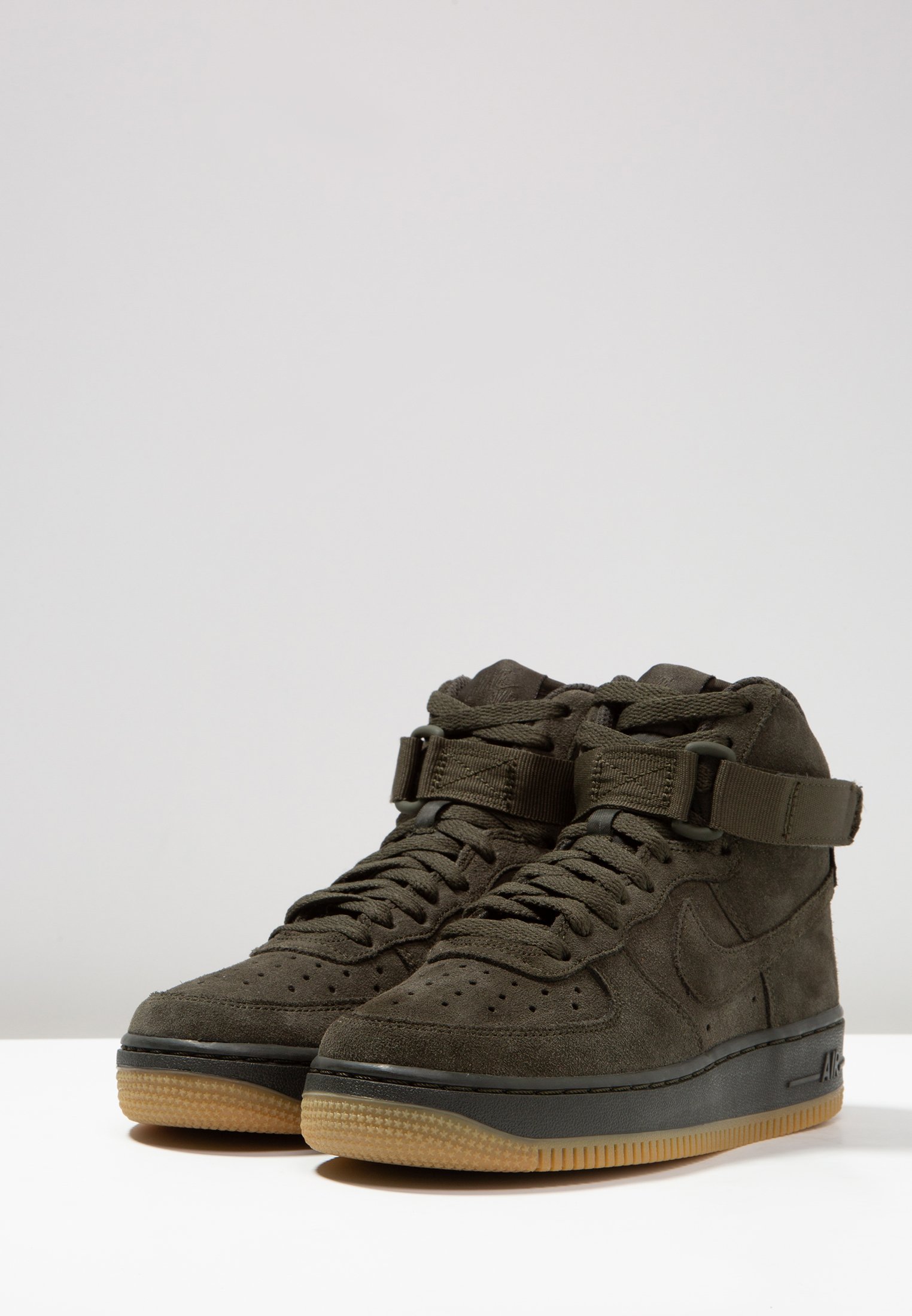 Nike Sportswear AIR FORCE 1 LV8 - Zapatillas altas - sequoia/light brown/ caqui - Zalando.es