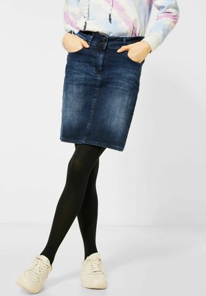 Denimnederdele - blue-black denim