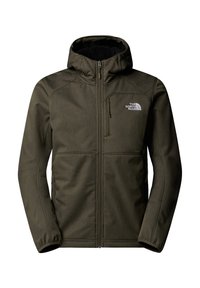 M QUEST HOODED SOFTSHELL - Softshelljacke - dark green