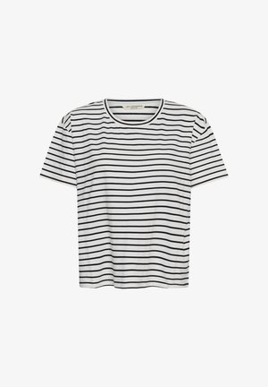 Love Copenhagen, LCAVA - T-shirt imprimé - white w black stripe
