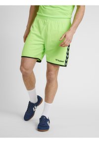 Hummel - HMLAUTHENTIC  - Sports shorts - green gecko Thumbnail Image 1