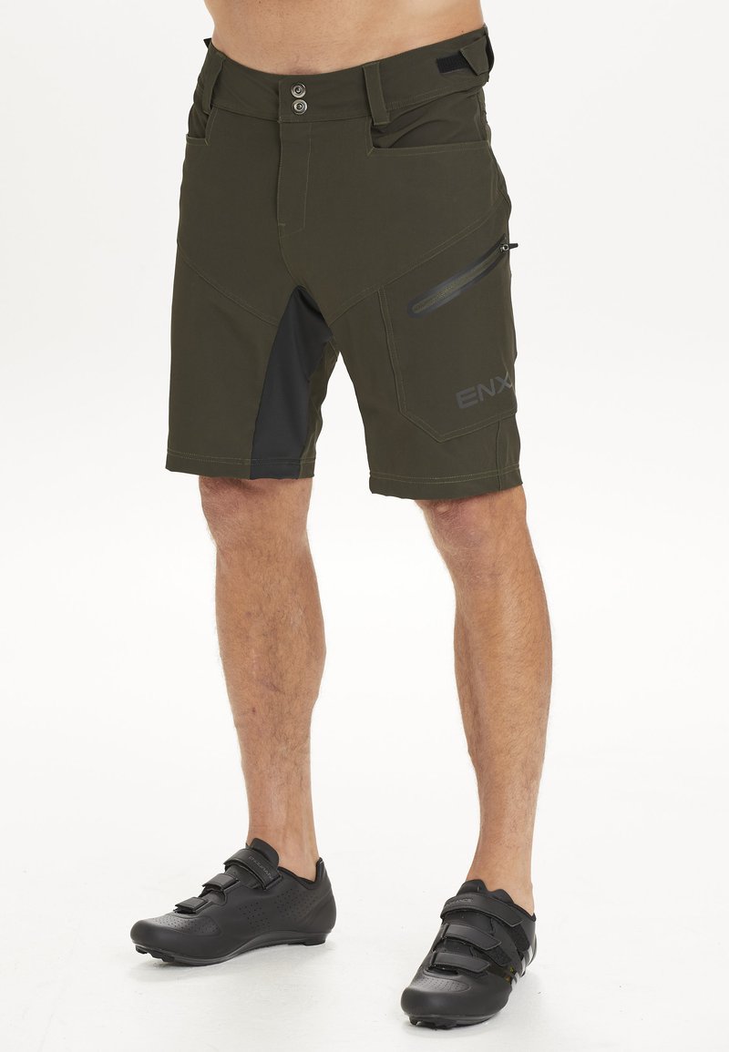 Endurance JAMAL M 2 IN 1 RADSPORT BIKE FAHRRAD - Friluftsshorts -  rosin