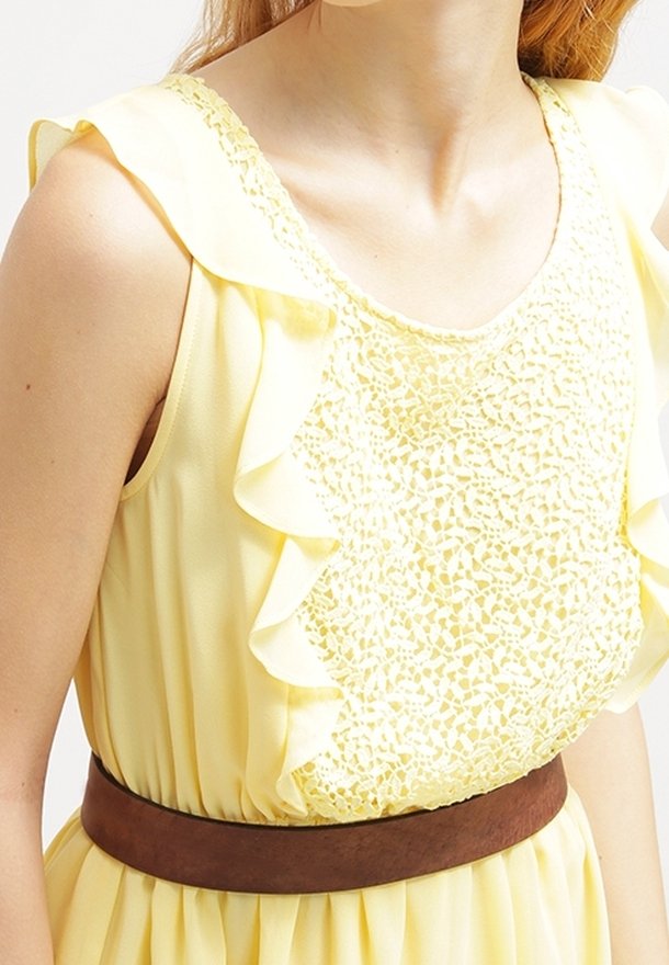 mint&berry Day dress - light yellow - (Pre-owned) - Zalando.ie