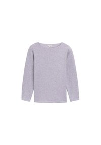 MIT KNOPFDETAILS - Trui - soft lavender melange