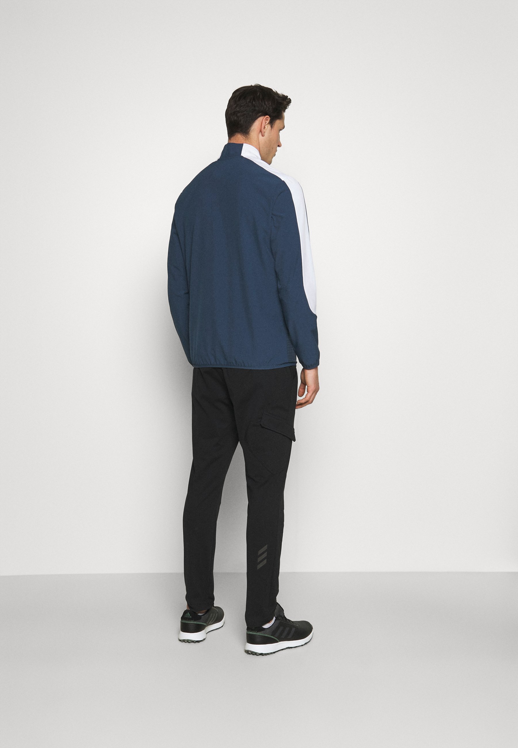 adidas Golf PRINT 1/4 ZIP - Sweatshirt - crew navy/black/dark blue - Zalando .ie