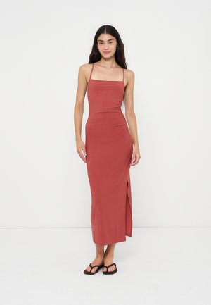 Even&Odd Robe en jersey - marsala