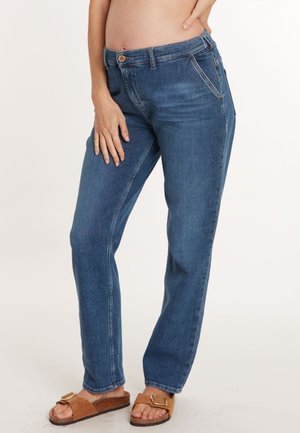 MATERNITY CARRIE - Straight leg jeans - mid blue used