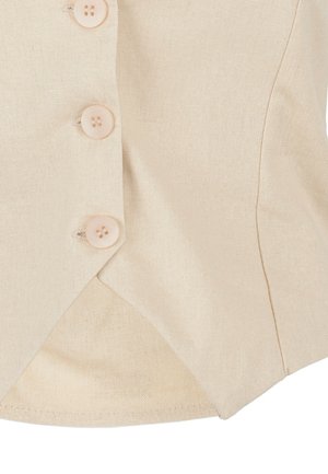 ACANFORA, GILET - Smanicato - beige