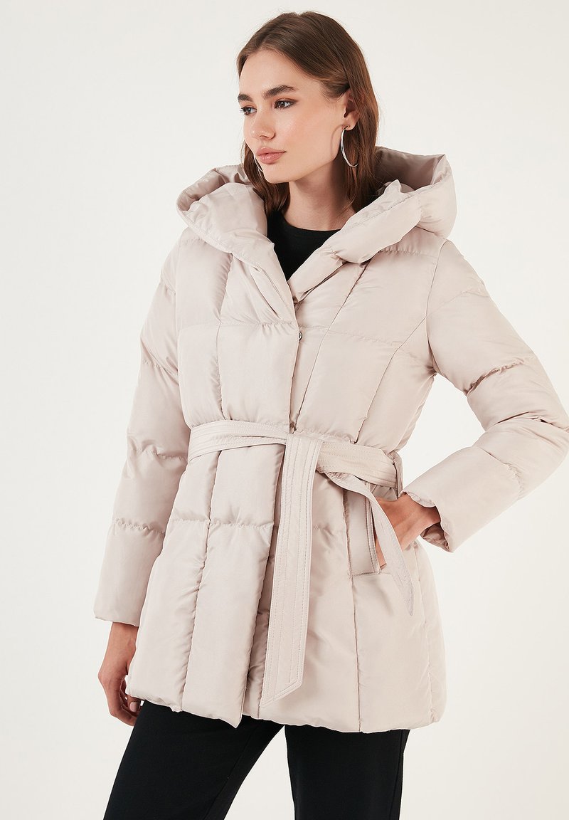 LELA REGULAR FIT - Wintermantel - stone