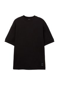 SHORT SLEEVE - PLUSH - T-Shirt basic - black