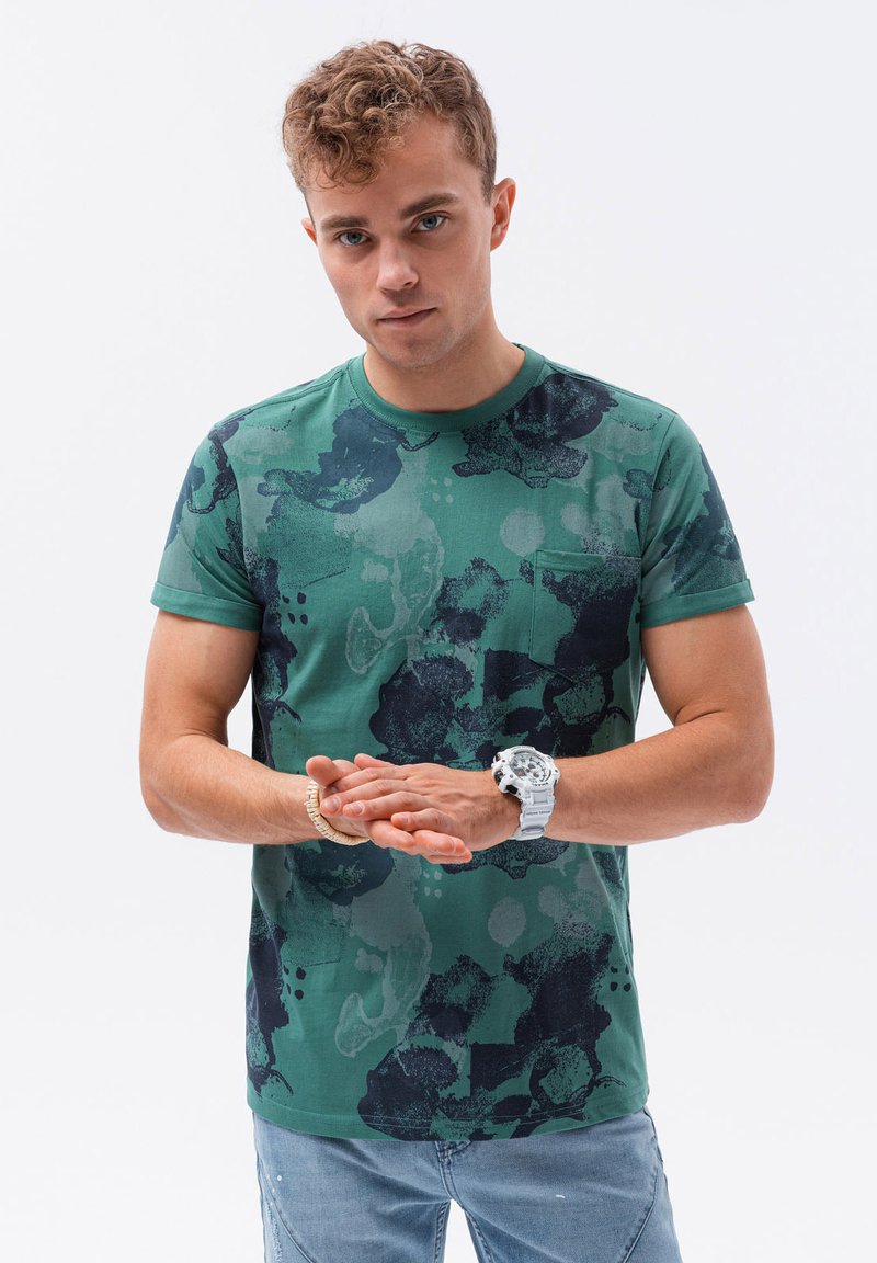 Ombre Camiseta estampada - green