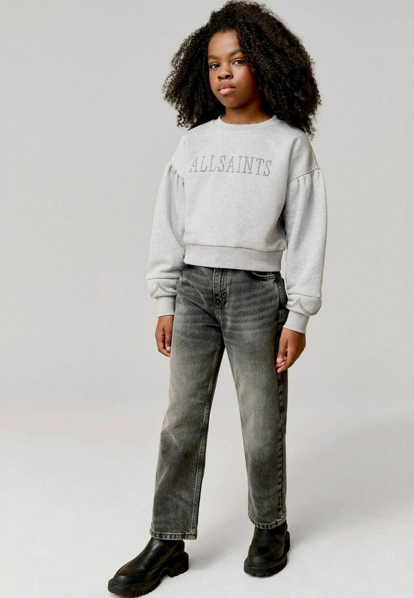 REGULAR FIT - PEARL EMBELLISHED CREW - Sweatshirt