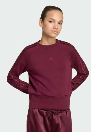 adidas Sportswear, ADIDAS SPORTSWEAR SATIN SWEATSHIRT - Felpa - maroon maroon