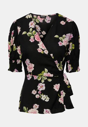 Pieces, PCTALA 2/4 WRAP NOOS BC - Μπλούζα - black