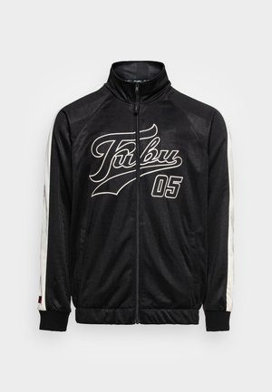 VARSITY STRIPED TRACK JACKET UNISEX - Training jacket - black