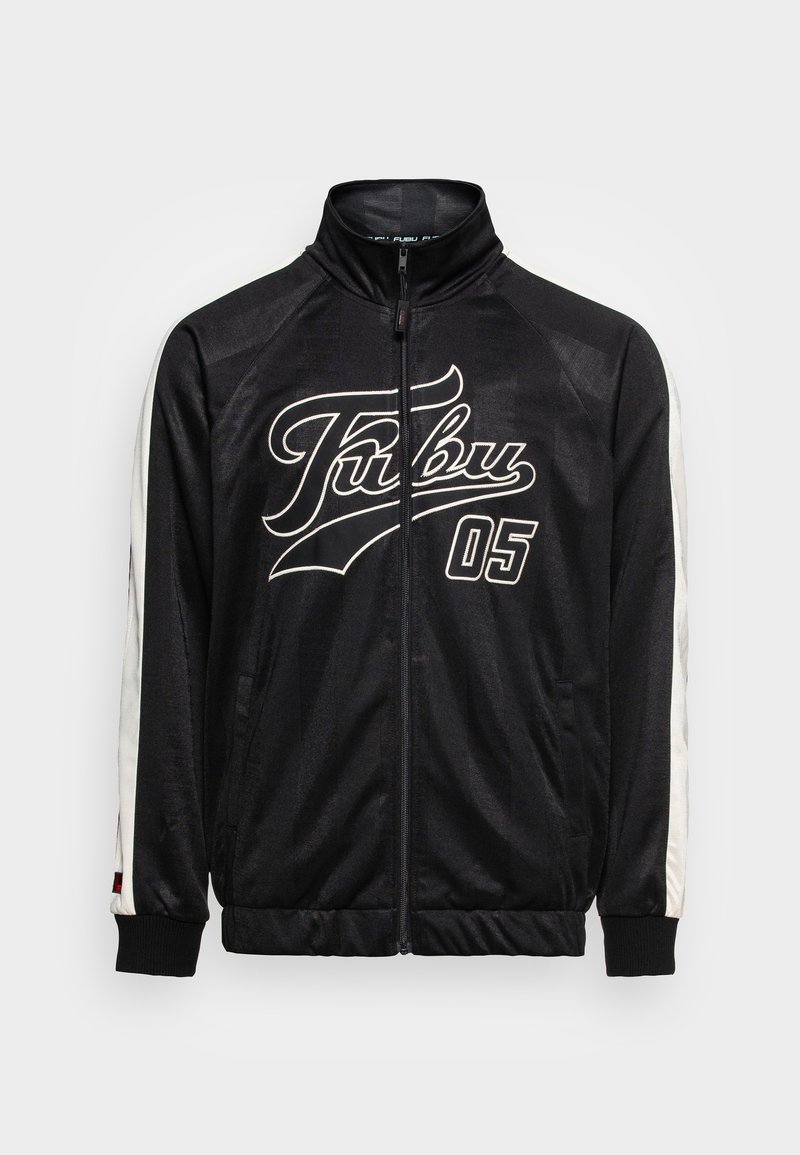 FUBU - VARSITY STRIPED TRACK JACKET UNISEX - Sportinė striukė - black, Padidinti