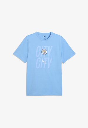 Puma, MANCHESTER CITY FTBLCULTURE T-SHIRT - T-Shirt sport - team light blue-blue guppy
