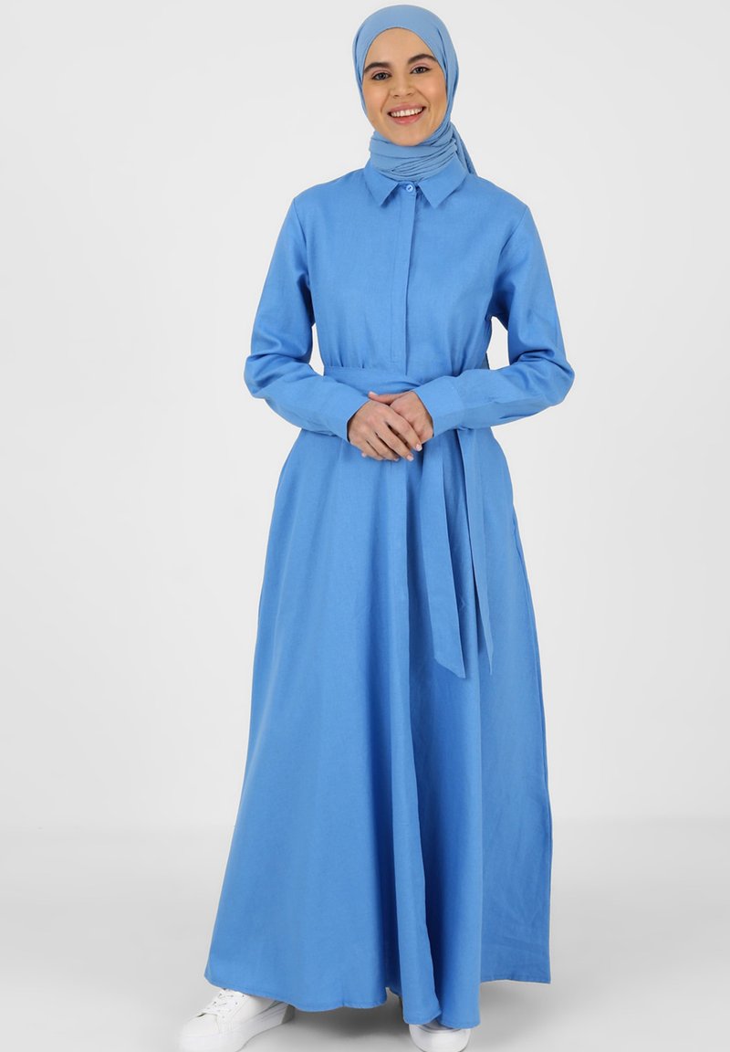 Modanisa Modest-Benin Jersey Dress In A Camel Color main image 1