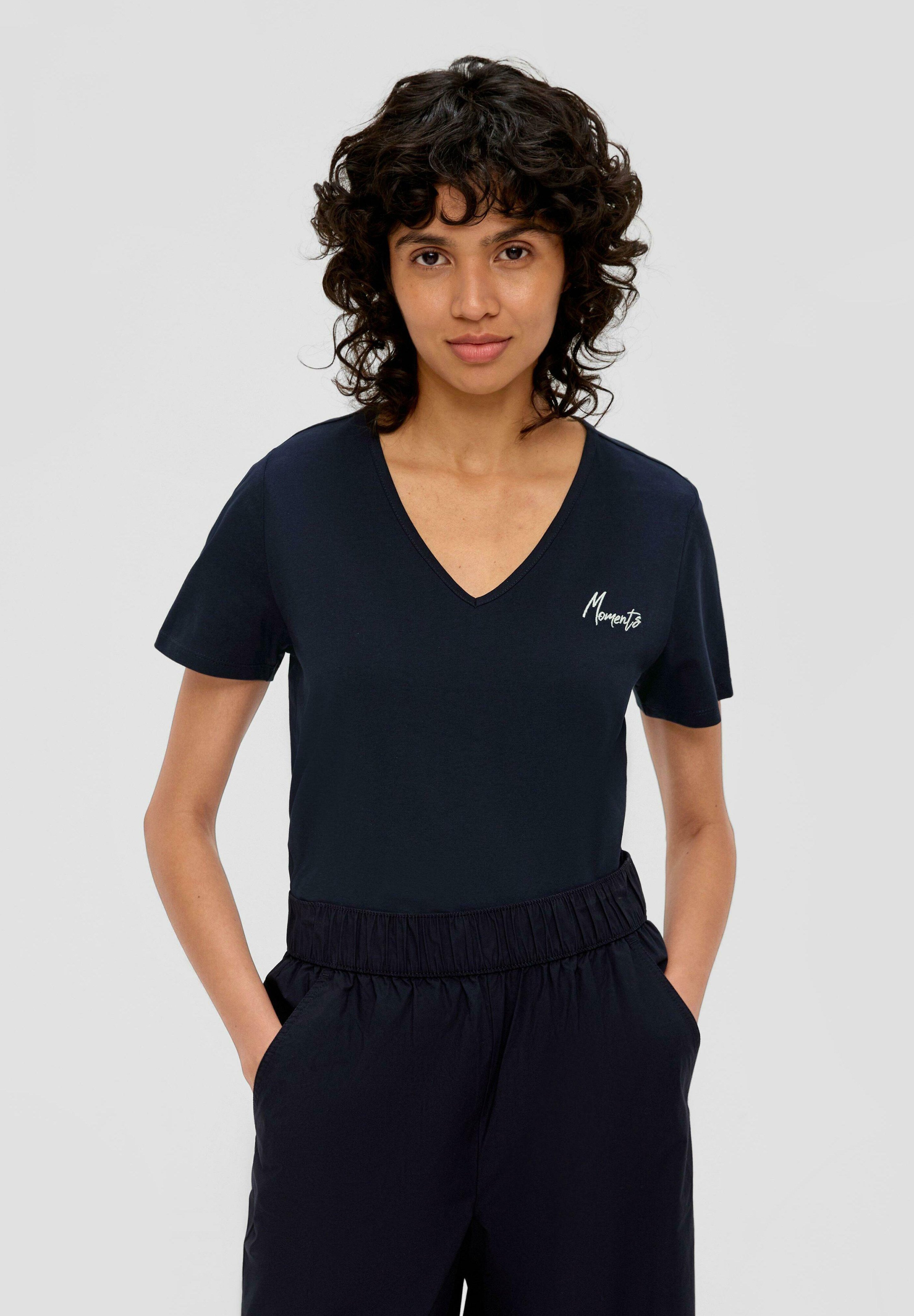 S.Oliver Baby-Mädchen T-Shirt – Mit Rüschenärmeln Und Druckknöpfen