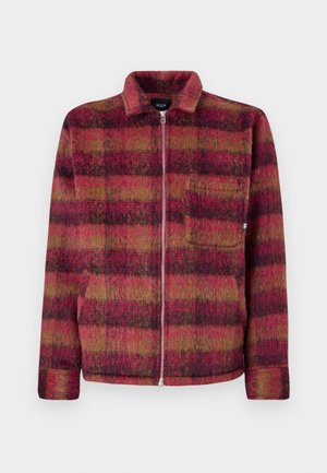 MEGABLAST PLAID JACKET UNISEX - Polárdzseki - berry