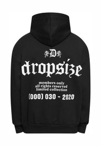 Dropsize HEAVY NUMBER - Kapuzenpullover - black