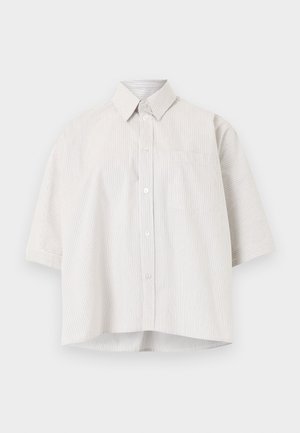 SHIRT - Πουκαμίσα με κουμπιά - off white/grey
