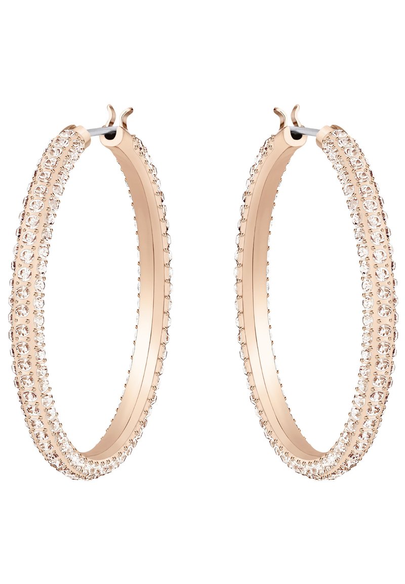 Swarovski DEXTERA HOOP EARRINGS PAVÉ LARGE Earrings pink/rose