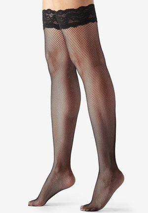 MICRONET - Over-the-knee socks - black