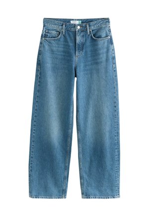 Next BOYFRIEND TURN UP - Džíny Relaxed Fit - mid blue