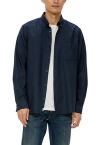 s.Oliver REGULAR  BUTTON-DOWN - Overhemd - navy