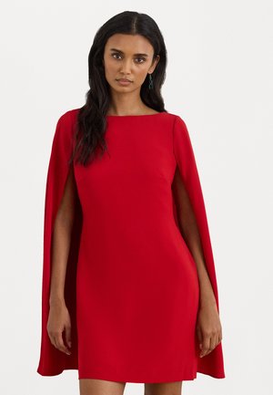 PETRA LONG SLEEVE DRESS - Juhlamekko - red