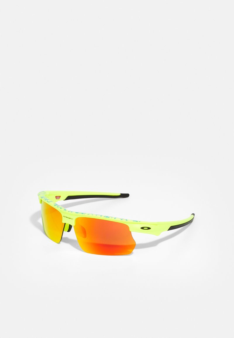 Oakley BISPHAERA UNISEX - Gafas de sol - matte tennis ball/yellow celeste neuron