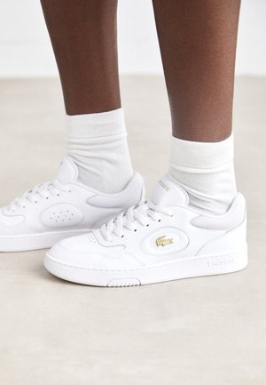 Lacoste LINESET - Trainers - white/gold