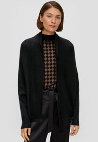 s.Oliver BLACK LABEL MIT PAILLETTEN - Gilet - schwarz