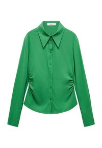 Button-down blouse - green