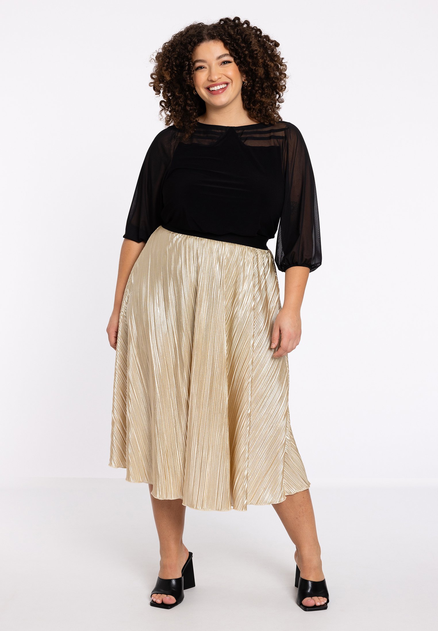 Jupe Plissée Marron Doublée Atelier GS Goldner Schnitt - Taille 44 - Neuf Avec étiquettes