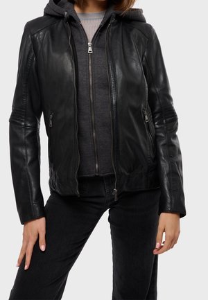 Veste en cuir - black