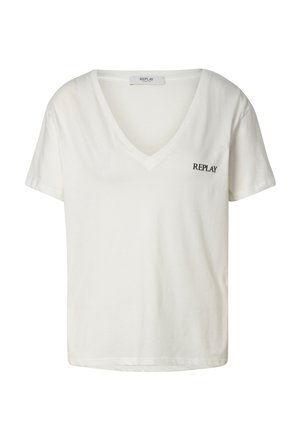 Replay, T-SHIRTS FP - T-shirt basic - natural white