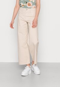 ONLY ONLSYLVIE EVELYN WIDE PANT  - Calças - moonbeam