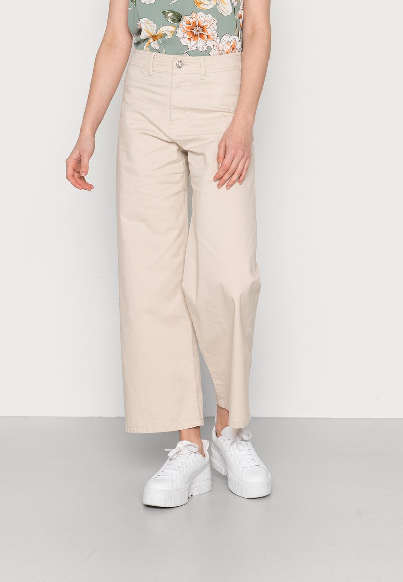 ONLY ONLSYLVIE EVELYN WIDE PANT  - Calças - moonbeam