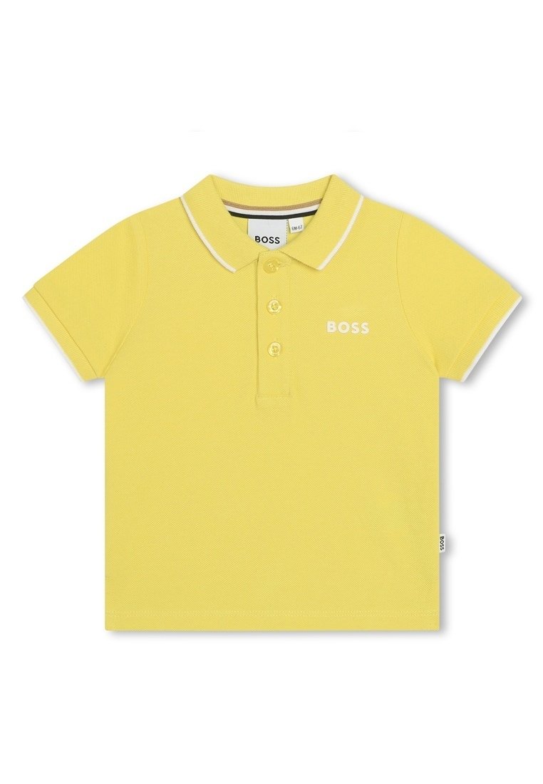 BOSS Kidswear Poloshirt geel