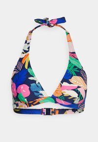 BORA BEACH PADDED HALTERNECK - Parte de cima de biquíni - navy