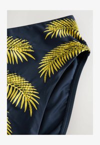 Wybrany, navy lime embroidered palm