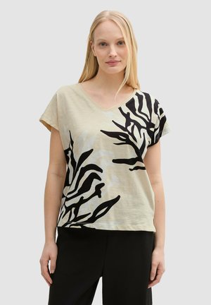 T-Shirt print - champagne