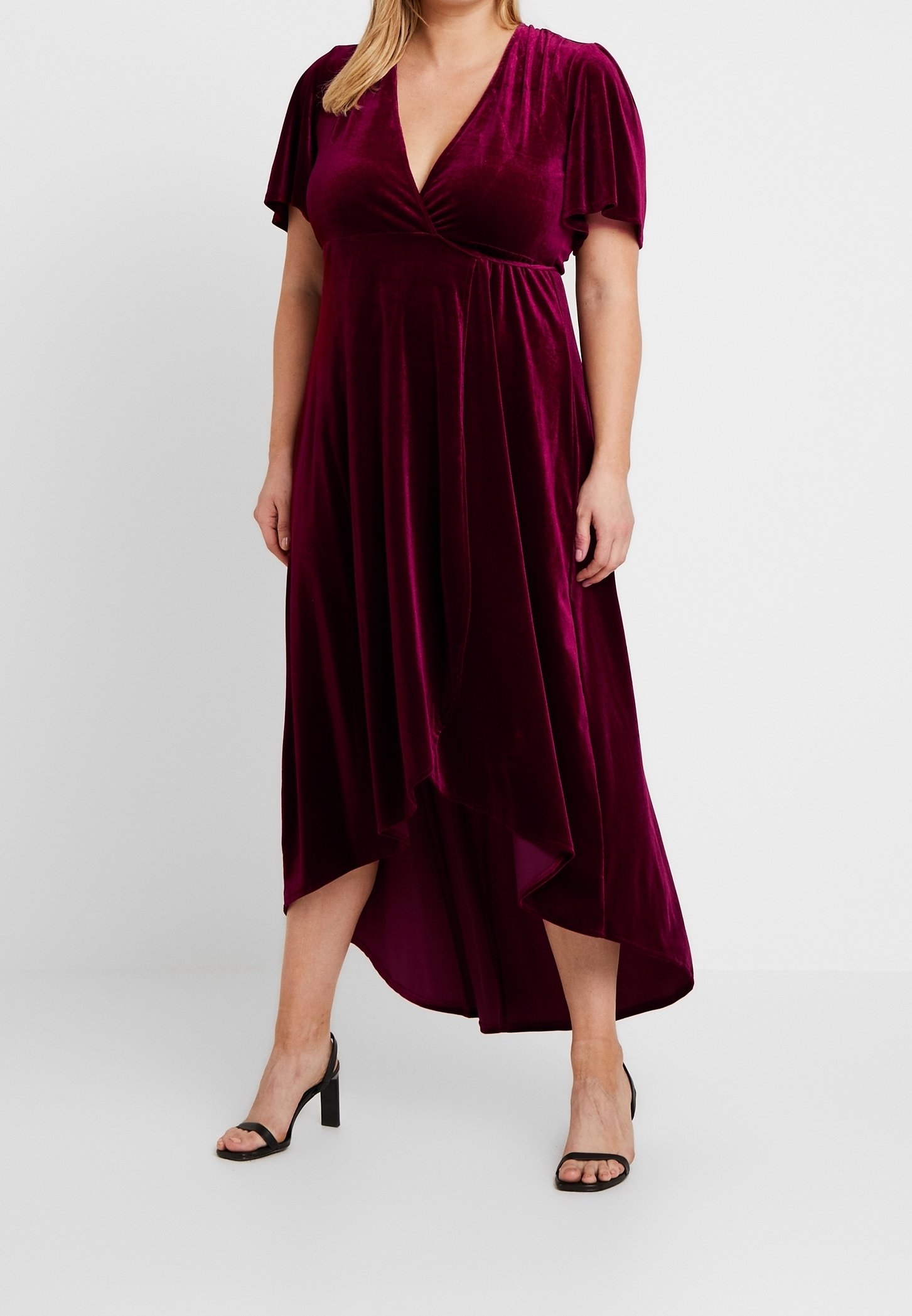 burgundy velvet dress missguided Janemadell Missguided Burgundy Missguided Red One Shoulder Dress Womens  Sexy Elegant Velvet Bodycon Dress With Long