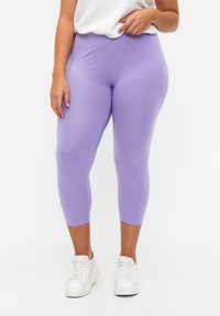 Zizzi 3/4-LENGTH  - Legíny - kalhoty  - violet tulip